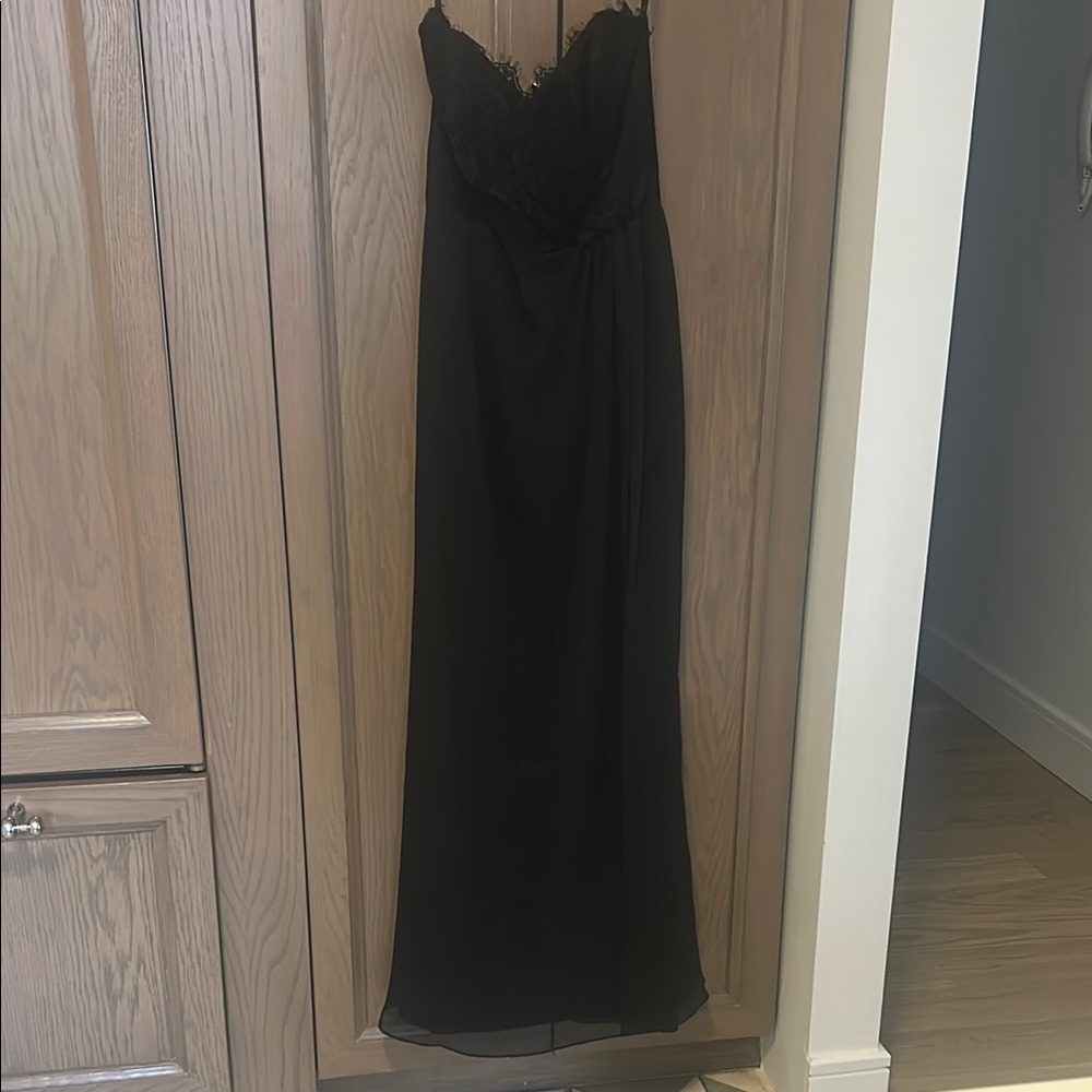 Black lace evening gown (fits like a 0)